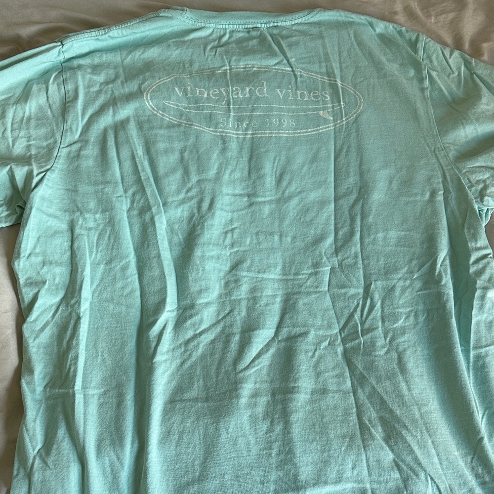 Vineyard Vines Men's Light Blue Short Sleeve Tee